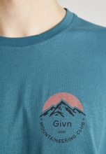 T-Shirt Colby teal blue - Givn Berlin